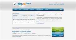 Desktop Screenshot of phpbbhelp.pl